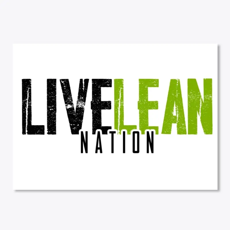 Live Lean Nation Sticker